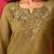 Women Floral Embroidered Thread Work Kurta with Trousers & With Dupatta