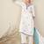 Women Floral Embroidered Thread Work Cotton Kurta with Trousers & With Dupatta