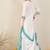 Women Floral Embroidered Thread Work Cotton Kurta with Trousers & With Dupatta
