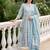 Women Floral Printed Empire Cotton Kurta with Trousers & With Dupatta