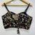 Black designer embroidery and sequence work spaghetti strap blouse