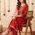 Women Floral Embroidered Thread Work Kurta with Trousers & With Dupatta