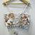White designer embroidery and sequence work spaghetti strap blouse