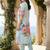 Women Floral Printed Thread Work Linen Kurta with Trousers & With Dupatta