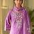 Women Floral Embroidered Thread Work Cotton Kurta with Trousers & With Dupatta