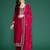 Ethnic Motifs Embroidered Sequinned Kurta With Trousers & Dupatta