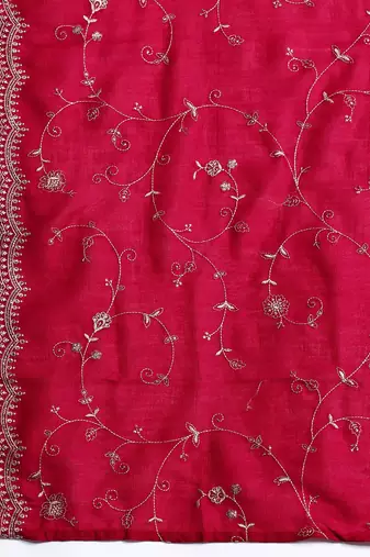 Ethnic Motifs Embroidered Sequinned Kurta With Trousers & Dupatta