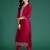 Ethnic Motifs Embroidered Sequinned Kurta With Trousers & Dupatta