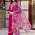 Women Floral Embroidered Thread Work Kurta with Trousers & With Dupatta
