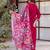 Women Floral Embroidered Thread Work Kurta with Trousers & With Dupatta