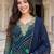 Women Bandhani Dyed Thread Work Kurta with Trousers & With Dupatta