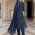 Women Bandhani Dyed Thread Work Kurta with Trousers & With Dupatta