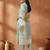 Women Ethnic Motifs Printed Mirror Work Cotton Kurta with Trousers & With Dupatta