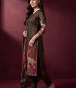 Women Ethnic Motifs Printed Kurta with Trousers & With Dupatta