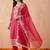 Women Ethnic Motifs Embroidered Thread Work Kurta with Trousers & With Dupatta