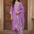 Women Floral Embroidered Thread Work Cotton Kurta with Trousers & With Dupatta
