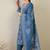 Women Floral Printed Thread Work Linen Kurta with Trousers & With Dupatta