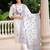 Women Ethnic Motifs Embroidered Thread Work Cotton Kurta with Trousers & With Dupatta