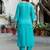 Women Floral Embroidered Thread Work Kurta with Trousers & With Dupatta
