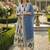 Women Ethnic Motifs Printed Angrakha Sequinned Cotton Kurta with Trousers & With Dupatta