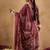 Women Floral Printed Angrakha Cotton Kurta with Trousers & With Dupatta