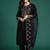 Ethnic Motifs Embroidered Zari Liva Kurta with Trousers & With Dupatta