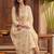 Women Floral Embroidered Empire Thread Work Kurta with Trousers & With Dupatta