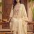 Women Floral Embroidered Empire Thread Work Kurta with Trousers & With Dupatta