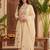 Women Floral Embroidered Empire Thread Work Kurta with Trousers & With Dupatta
