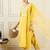 Floral Embroidered V-Neck Thread Work Straight Kurta With Trousers & Dupatta