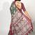 green madhubani ethnic printed viscose cotton saree with unstitched blouse piece