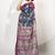 blue madhubani ethnic printed viscose cotton saree with unstitched blouse piece