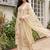Women Floral Printed Thread Work Linen Kurta with Trousers & With Dupatta