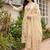 Women Floral Printed Thread Work Linen Kurta with Trousers & With Dupatta