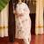 Women Floral Embroidered Thread Work Kurta with Trousers & With Dupatta