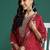 Embroidered Chanderi Silk Kurta With Trousers & Dupatta