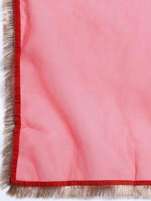 Embroidered Chanderi Silk Kurta With Trousers & Dupatta 5