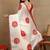 off white block print chiffon saree with unstitched blouse piece