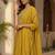 Women Ethnic Motifs Embroidered Pleated Thread Work Kurta with Trousers & With Dupatta