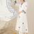 Women Floral Embroidered Thread Work Cotton Kurta with Trousers & With Dupatta