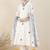 Women Floral Embroidered Thread Work Cotton Kurta with Trousers & With Dupatta