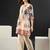 Women Floral Printed Pleated Cotton Kurti with Trousers