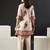 Women Floral Printed Pleated Cotton Kurti with Trousers