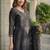 Women Ethnic Motifs Embroidered Thread Work Liva Kurta with Trousers & With Dupatta