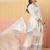 Women Floral Printed Sequinned Cotton Kurta with Trousers & With Dupatta
