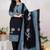 Women Floral Printed Sequinned Cotton Kurta with Trousers & With Dupatta