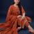 Women Ethnic Motifs Embroidered Thread Work Cotton Kurta with Trousers & With Dupatta