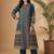 Women Printed Mirror Work Cotton Kurta with Trousers