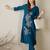 Women Floral V-Neck Embroidered Thread Work Straight Kurta Sets