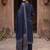 Women Floral Printed Panelled Sequinned Cotton Kurta with Trousers & With Dupatta